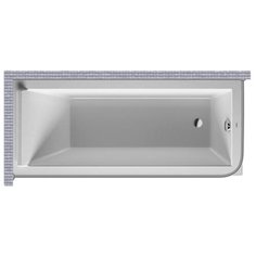 Карниз для ванной Duravit Starck 170x75 Г-образный, угловой Good Home Shop