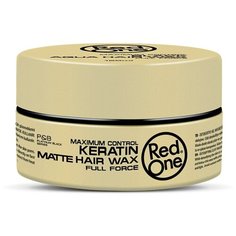 RedOne Матовый воск для волос ультрасильной фиксации с кератином Matte Hair Wax KERATIN, 150 мл