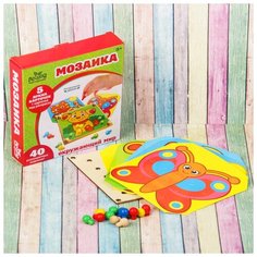 Мозаика с шаблонами "Окружающий мир" (в наборе 6 картинок) Лесная мастерская