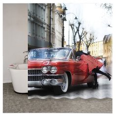 Штора для ванной комнаты Iddis Vintage Moments 670P18Ri11 180х200 см полиэстер