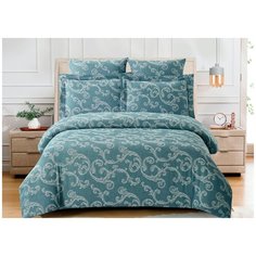 Постельное белье Cleo "Cotton Jacquard" сатин-жаккард; арт: CJ-09; размер Семейный 4 наволочки