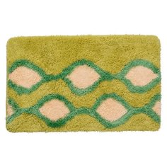 Коврик для ванной комнаты Iddis 50х80 см Curved Lines (green) 402A580I12