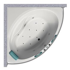 Карниз для ванной Bellrado Laguna 143x143 Полукруглый, дуга Good Home Shop
