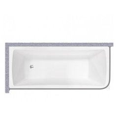 Карниз для ванной Besco Optima 170x70 Г-образный, угловой Good Home Shop