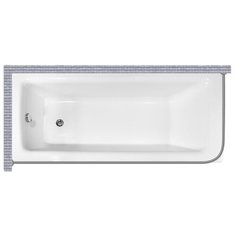 Карниз для ванной Besco Talia 130x70 Г-образный, угловой Good Home Shop