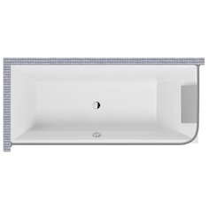 Карниз для ванной Villeroy&Boch SQUARO 170x75 Г-образный, угловой Good Home Shop