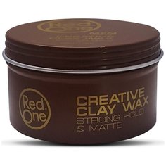 RedOne Матовая глина-воск для волос сильной фиксации Creative Clay Wax STRONG HOLD & MATTE, 100 мл