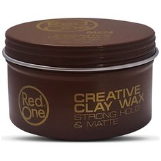 RedOne Матовая глина-воск для волос сильной фиксации Creative Clay Wax STRONG HOLD & MATTE, 100 мл