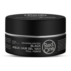 RedOne Аква гель-воск для волос ультрасильной фиксации Aqua Hair Wax BLACK, 150 мл