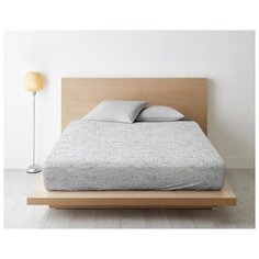 Простыня на резинке из поплина "Ночь Нежна"; Фридрих; размер 90 х 200