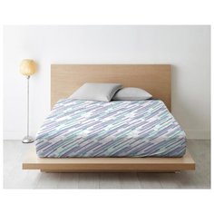 Простыня на резинке из поплина "Ночь Нежна"; Готум; размер 90 х 200