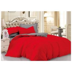 Постельное бельё "Сатин соло"; Джулиано; размер Семейный ЛайМ