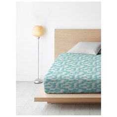 Простыня на резинке из бязи, "Ночь Нежна"; Тропики; размер 120 х 200