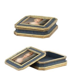 Шкатулка с фотографией 16x16x5см ГЛАСАР