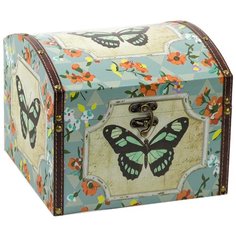 Шкатулка Бабочка 25x26x21см ГЛАСАР
