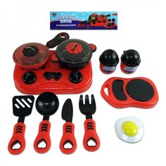 Набор посуды для кухни с продуктами "Помогаю Маме", 13 предметов A Btoys
