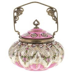 Шкатулка с ручкой Pompadur под старину 18x18x21см ГЛАСАР