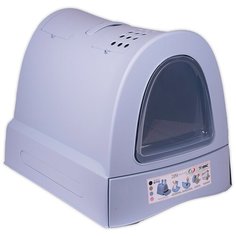 Био-туалет Imac Zuma для кошек 40*56*42,5 см пепельно-голубой