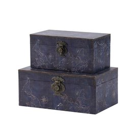 Шкатулки, набор из 2 предметов 29x18x13см ГЛАСАР