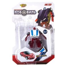 Трансформер РобоБиль метал., 2в1 машина - робот, CRD 15x23x4 см, 2 вида, арт.M6690-1. Yako