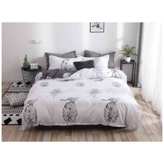 Комплект постельного белья Mency House Леопард 2-х спальный, Поплин, наволочки 70х70