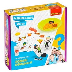Развивающие настольные игры Bondibon «ЛОВКИЙ ОФИЦИАНТ», BOX