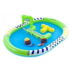Игровой набор Забавные гонки, водный скутер р/у 2шт., эл.пит.не вх.в комплект, аксессуары Shantoy Gepay M6677 Наша Игрушка