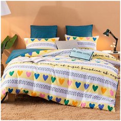 Комплект постельного белья СИТРЕЙД L395, 2-х спальный, Сатин, наволочки 50x70