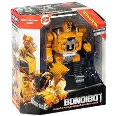 Трансформер 2в1 BONDIBOT робот-строительная техника (экскаватор гусеничный) Bondibon