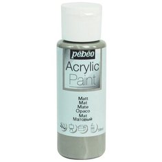 Краски акриловые PEBEO Acrylic Paint декоративная матовая 59 мл 097819 серая пудра