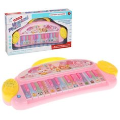 Орган Наша Игрушка 24 клавиши, звуки животных, мелодии, коробка (200647096)