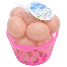 Игровой набор Продукты - яйца 16шт в корзине Shantoy Gepay C131-D3 Наша Игрушка