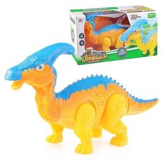 Интерактивный динозавр Oubaoloon свет, звук, на батарейках, в коробке (856A)