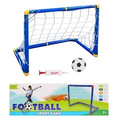 Набор футбольный Наша Игрушка ворота 60*47*32 см, мяч, насос с иглой, коробка (9677)