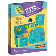 Настольная игра Bondibon Мозаика на логику, Подводный мир, 4+ (ВВ4765)
