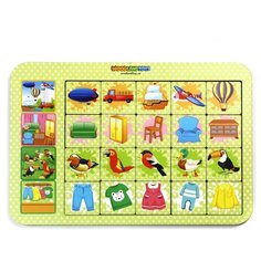 Развивающее пособие из дерева Досочки Ассоциации-2 Woodland