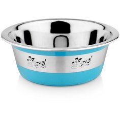 Миска Lilli Pet METAL STAR Pet lunch для животных, 240мл, голубая