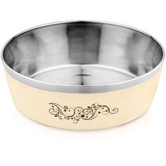 Миска Lilli Pet METAL STAR It`s white для животных, 820мл