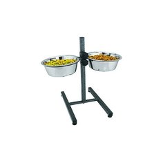 Набор Lilli Pet DOUBLE DINNER: миски для животных 2Х3800мл+кронштейн регулирующийся