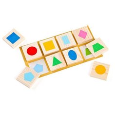 Деревянная игрушка Томик "Лото &ndash; геометрические фигуры" (6-2222-4)