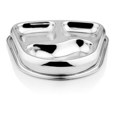 Миска Lilli Pet METAL STAR тройная для животных, 28х24х3,5см