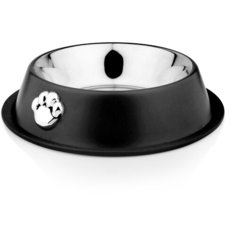 Миска Lilli Pet Metal Star Black для животных, черная, 950 мл