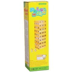 Развивающая настольная игра «Дженга» с цифрами Сима ленд