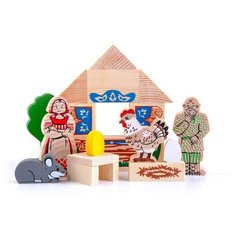 Деревянный игровой набор Томик "Сказки", Курочка Ряба (4534-1)