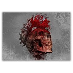 Магнит на холодильник большой - A4, Death Saw Drabs