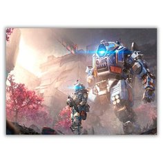 Магнит на холодильник малый - A5, Titanfall Drabs