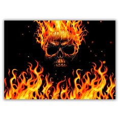 Магнит на холодильник большой - A4, Hellfire Drabs