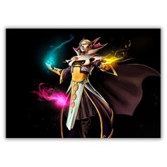 Магнит на холодильник большой - A4, Invoker Drabs