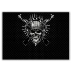 Магнит на холодильник большой - A4, Dead warrior Drabs