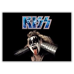 Магнит на холодильник малый - A5, KIZZ с цепью Drabs